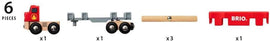 BRIO 33657 - Lumber Truck 6 pieces