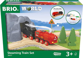 BRIO - Steaming Train Set 24 Pieces 36017
