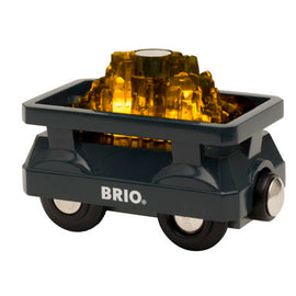 BRIO World - Light Up Gold Wagon - 2piece 33896