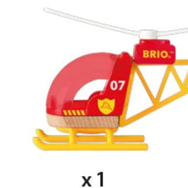 BRIO 33797 - Firefighter Helicopter 3 Pieces