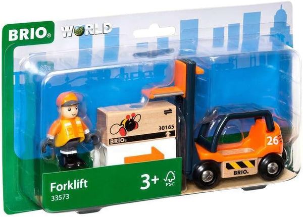 BRIO 33573 - Forklift 4 Pieces