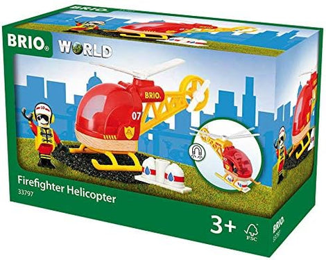 BRIO 33797 - Firefighter Helicopter 3 Pieces