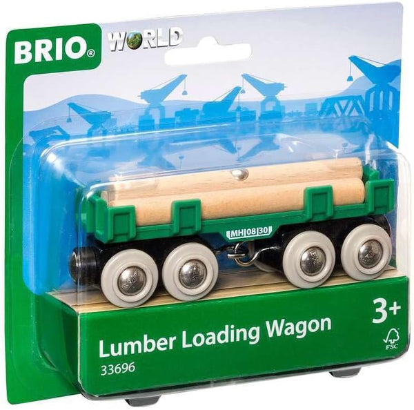 BRIO - Lumber Loading Wagon 4 Pieces 33696