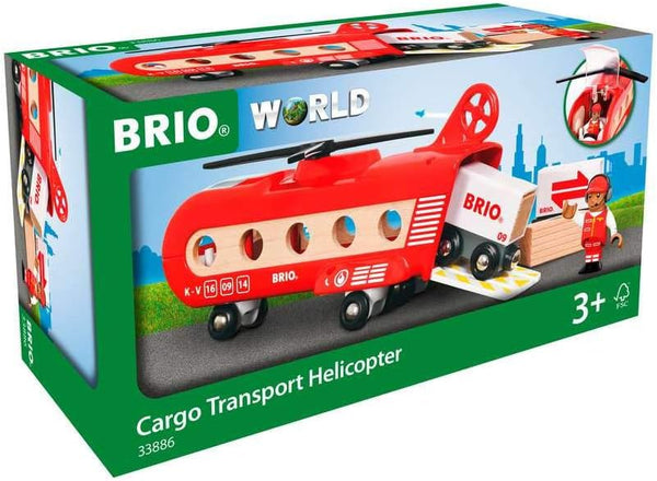 BRIO 33886  - Cargo Transport Helicopter 8 Pieces