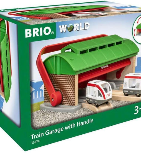 BRIO - Train Garage w Handle 3 Pieces 33474