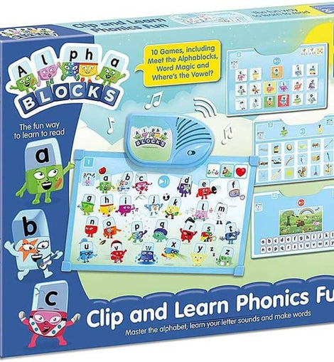 Alphablocks Clip & Learn Phonics Fun Learning Toy