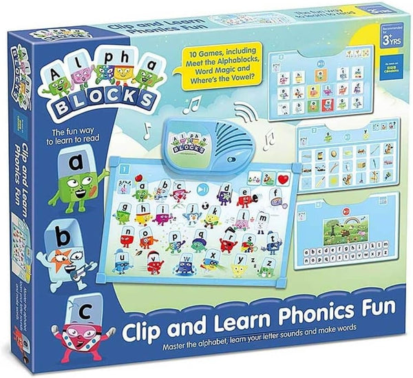 Alphablocks Clip & Learn Phonics Fun Learning Toy