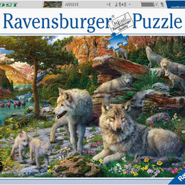 Ravensburger - Wolves in Spring Puzzle 1500 Pieces
