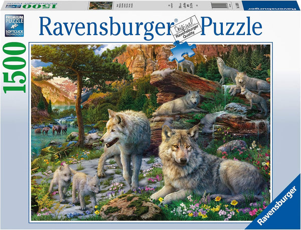 Ravensburger - Wolves in Spring Puzzle 1500 Pieces