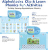 Alphablocks Clip & Learn Phonics Fun Learning Toy