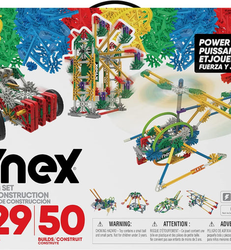Knex - Power & Play Motorized 529 Pieces 50 builds