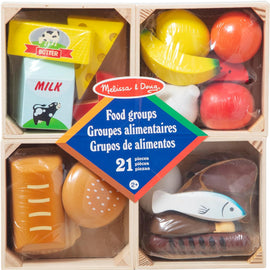 Melissa and Doug 0271 - Wooden Food Groups