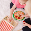 Melissa & Doug -167 Pizza Party Wooden Play Food Set With 54 Toppings