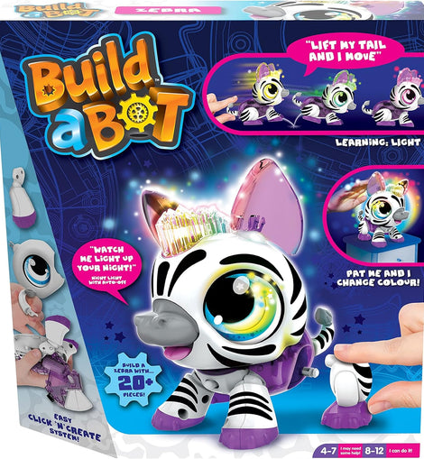 Build a Bot Light Up Zebra Robotics Kit