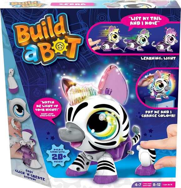 Build a Bot Light Up Zebra Robotics Kit