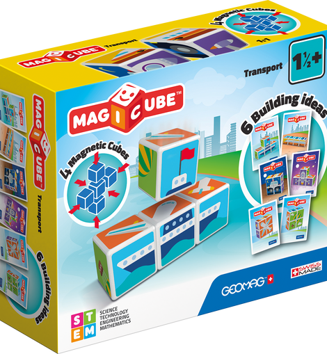 Geomag Magicube Printed Transport + Cards 7 pcs