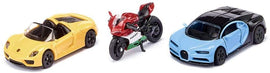 Siku 6313 Sports Cars and Motorbike Gift Set