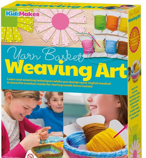 4M - KidzMaker - Basket Weaving Art