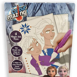 Colour Mazing Frozen 2 w/Magic Ink Pens Kids/Children Interactive Art/Crafts