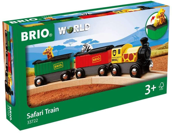 BRIO Safari Train, 3 Pieces 33722