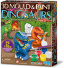 4M Mould and Paint 3D Dinosaurs Craft Kit