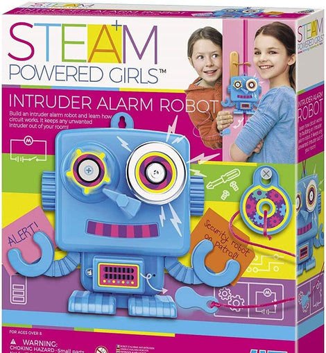 4M STEAM Powered Girls Intruder Alarm Robot