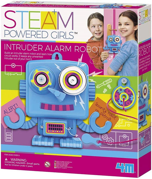 4M STEAM Powered Girls Intruder Alarm Robot