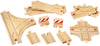 BRIO 33307 Advanced Expansion Pack, 11 Pieces Train track Set,