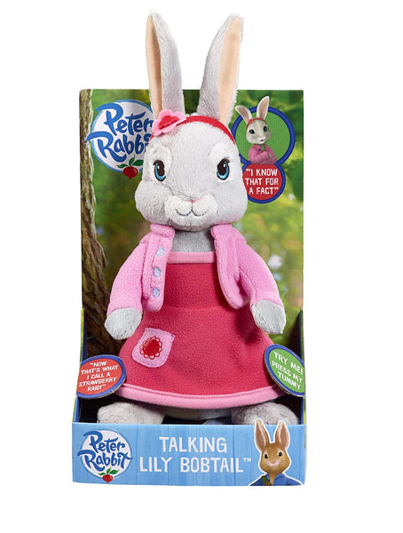 Peter Rabbit And Friends - Lily Bobtail Talking Plush - ToyRoo