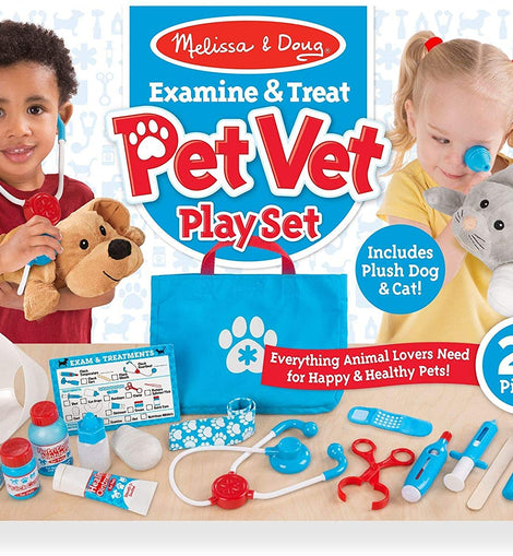Melissa & Doug  Examine & Treat Pet Vet Play Set