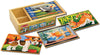 Melissa & Doug  Pets 4-in-1 Wooden Jigsaw Puzzles in a Storage Box (48 pcs)