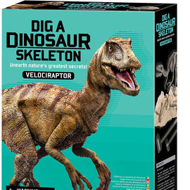 4M KidzLabs Dig a Dinosaur Velociraptor