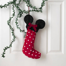 Disney Minnie Mouse Christmas Novelty Stocking - 42cm