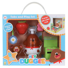 Hey Duggee  Take and Play Figurine Set  - Cook with Duggee